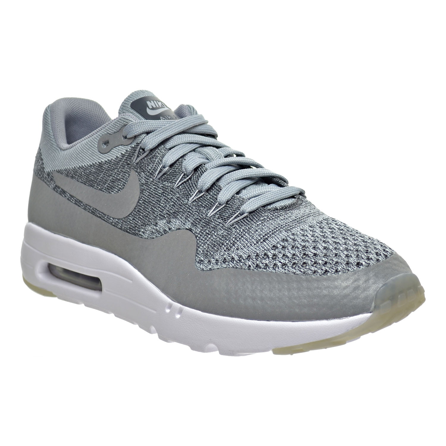 haar last Editie Nike Air Max 1 Ultra Flyknit Men's Shoes Wolf Grey/Dark Grey/White  843384-001 (12 D(M) US) - Walmart.com