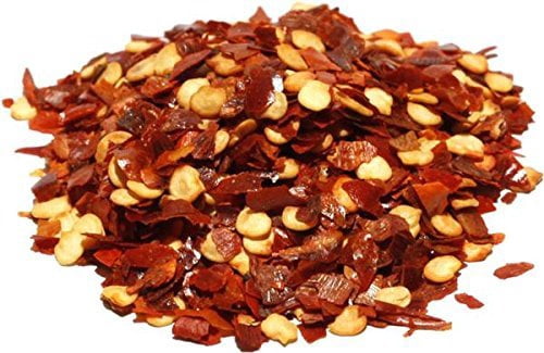 Dehydrated Dried Crushed Chilies Red Pepper Flakes by It's Delish, 2 lbs Bulk Bag  Sealed to Maintain Freshness  Chopped & Dried Vegetable Gourmet Spice Seasoning  Certified Kosher