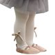 thumbnail image 3 of Leggings con lazo para niños, medias de algodón peinado a la moda con lazo para niña, color Beige L, adecuadas para niños de 4 a 6 años, 3 of 5