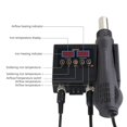 thumbnail image 3 of Soldering Station Digital Temperature Adjustable 2 In 1 SMD Soldering Iron Hot Air Gun Soldering Rework Repair Toolsfor PCB IC，8858, 3 of 7