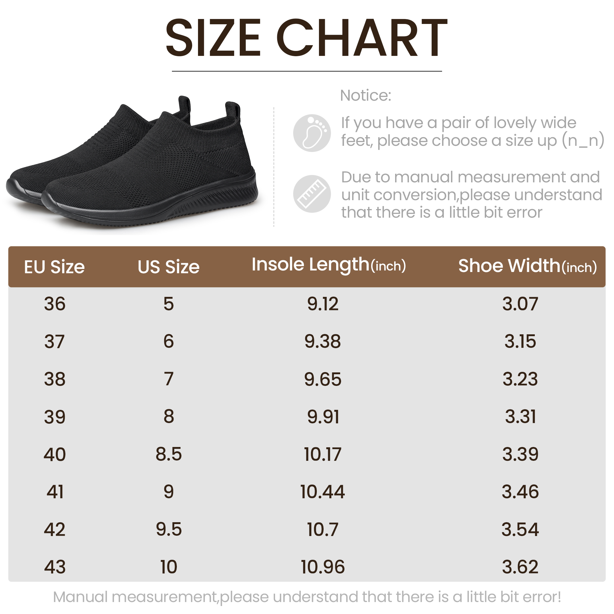 ADQ Women's Slip-On Casual Sneakers photo 6