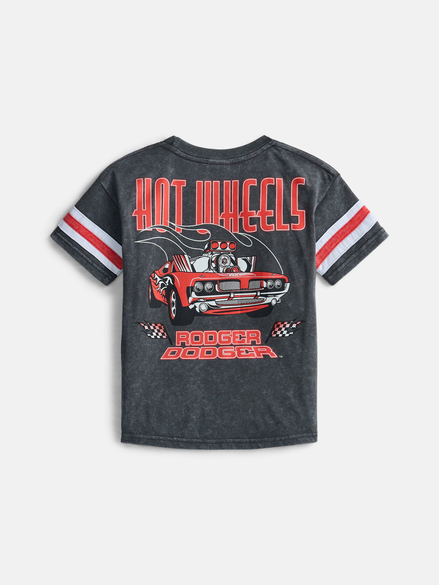 Hot Wheels Toddler Boys Short Sleeve Graphic Tee and Matching Shorts Outfit Set, 2-Piece, Sizes 12M-5T