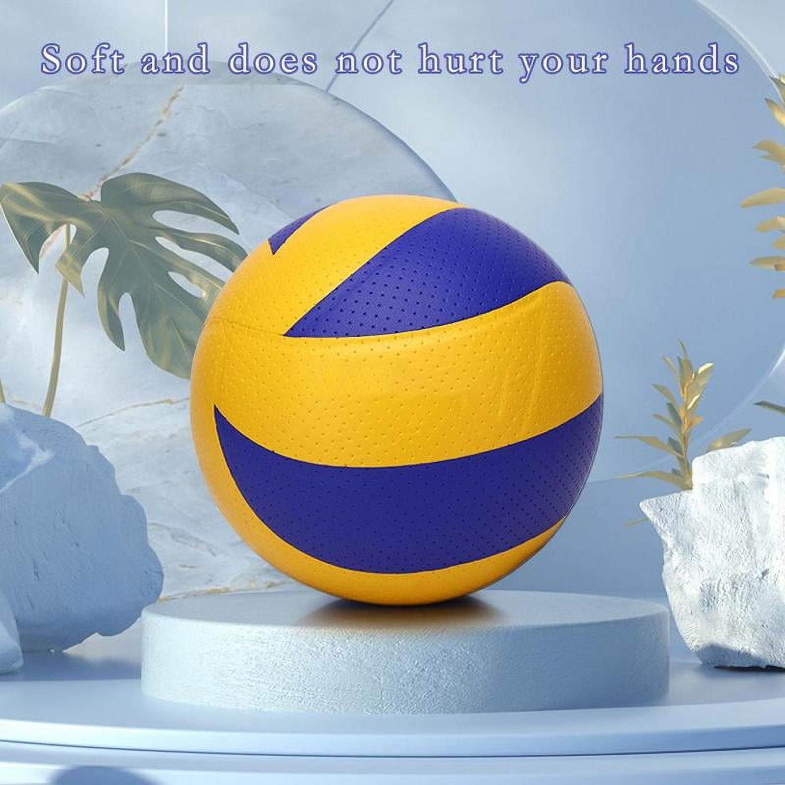 PU Volleyball, Outdoor No.5 Training Hard Indoor Volleyball Large Event Volleyball Upgrade Outdoor Beach Air Volleyball