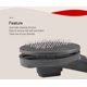 thumbnail image 4 of Cepillo autolimpiante para perros y gatos pequeños, diseño ergonómico, no araña la piel - Rosa, 4 of 5