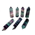 thumbnail image 6 of Clearance Natural Good Luck Stone Rainbow Striped Crystal Fluorite Quartz,Fluorite Crysta Eliminate The Negative Energy Wand Stone for Healing Home Decor, 6 of 6