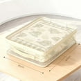 thumbnail image 3 of See Through Under Bed Storage Bag - PVC Mesh with Handles, Dust-Proof for Bedding, Linens & Blankets, 3 of 9