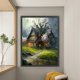 thumbnail image 1 of Cuadros Decorativos Bordado completo Hilo de algodón ecológico 16CT Impreso Dream Treehouse Kit de punto de cruz DQrwqpou embutido en tela, 1 of 9