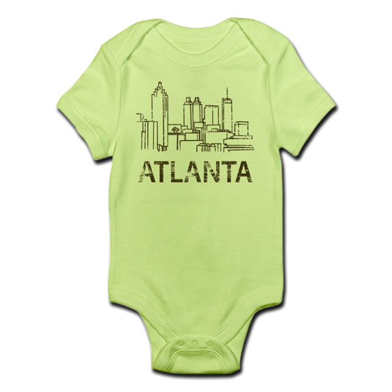 CafePress - Vintage Atlanta Infant Bodysuit - Baby Light Bodysuit