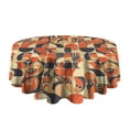 thumbnail image 5 of Design Pattern Round Tablecloth 60 Inch – Waterproof Polyester Table Cover with Full Print Design, Wrinkle Resistant & Washable for Kitchen Dining Party Decor, 5 of 6