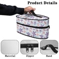 thumbnail image 5 of HELLHERO Dustproof Travel Iron Organizer Easy to Clean Portable Travel Steamer Storage Bag Holder Organizer Protective Starfish and Conch Design, 5 of 6
