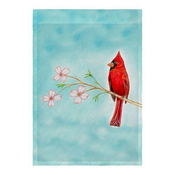 Betsy Drake Interiors Dick's Cardinal 2-Sided Polyester Garden Flag