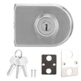 thumbnail image 2 of Cerradura De Puerta Semicircular De 10-12 Mm/0,4-0,5 Pulgadas Cerradura De Puerta De Vidrio, Aplicaciones De Asistencia Para Accesorios De Seguridad En El Hogar Puerta De Vidrio, 2 of 7