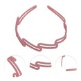 thumbnail image 3 of Ofertas Únicas 1 Pc Banda Diagonal Cuadrada Frosted Linda para Mujeres Rosa, 3 of 6