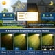 thumbnail image 4 of Focos solares Katipeal, paquete de 10, impermeables, IP68, blanco cálido, 4 of 7