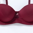 thumbnail image 5 of Antinious Womens Solid Panel Underwire C Cup Support Comfortable Everyday Bra, 5 of 5