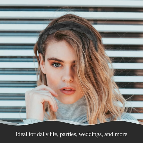 Homoyoyo Black Elastic Hairband for Women, Versatile and Comfortable Headband, 1 Piece