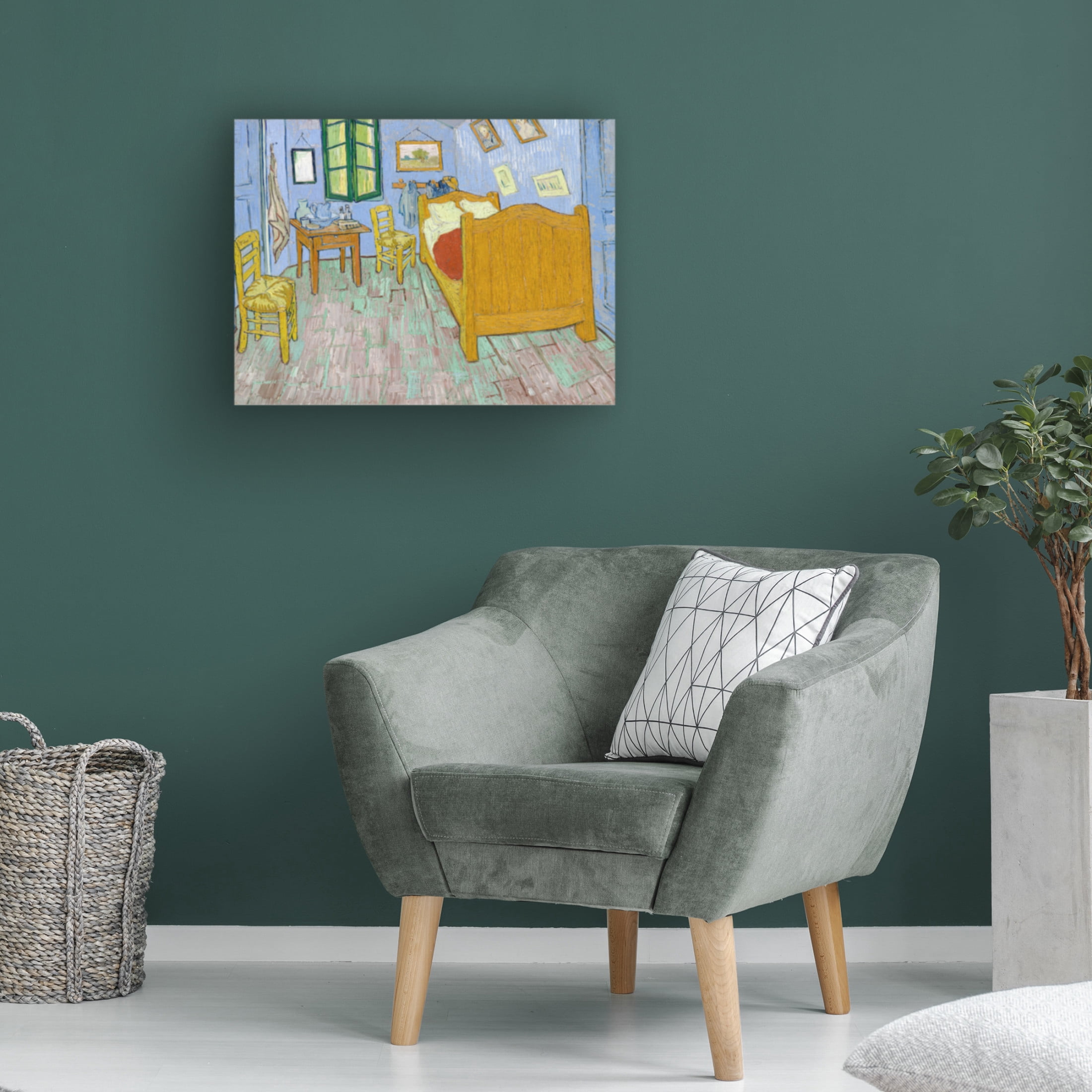 Trademark Fine Art Pictufy The Bedroom Canvas Wall Art