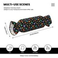 thumbnail image 3 of Salouo Space D Pattern Cute Bolster Pillow,Cylindrical Pillow Long Pillow for Bed Round Side Pillow for Knee/Leg/Neck ,- Length 24.4" x 9.8" Diameter, 3 of 8