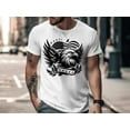thumbnail image 3 of Flying Bald American Eagle Bird 4th of July Patriotic Gift T-Shirt Bald Eagle Bird Wildlife Birthday Holiday Presents Men Women Kids Tshirt, 3 of 10