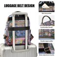 thumbnail image 3 of FORMRS Mini Backpack Purse for Women Travel Daypack Casual Shoulder Bag, Green Boat, 3 of 7