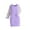Purple, variant on Odeerbi Toddler Girls Tulle Patchwork Long Sleeve Bodycorn Dress Sweater Dress Fall Winter Knitted Cotton Dress Kids Printed Dress Knitted Long Skirt Toddler Clothes Hot Pink