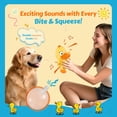 thumbnail image 3 of Juguete masticable de peluche BluPup Squeaky Duck para perros pequeños, 3 of 6