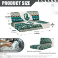 thumbnail image 7 of XYZCANDO Western Aztec RV Dinette Cushions Cactus RV Decor Stylish Bench Cushion Washable Couch Cover Loveseat Slipcovers Universal Furniture Covers for Sofa and Loveseat Camper Must Haves Green, 7 of 7