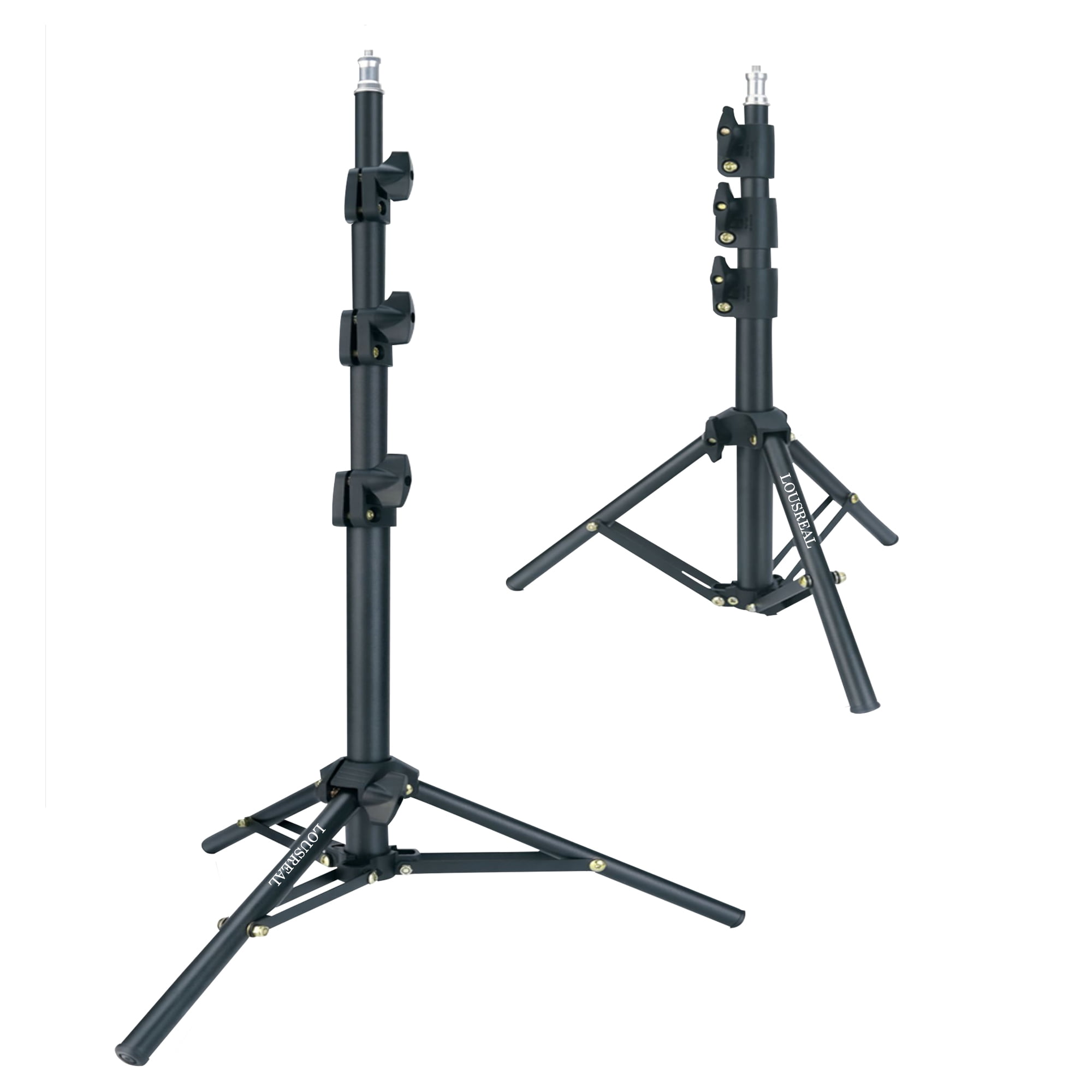 LOUSREAL 16 Inch/130cm Light Stand for Photography, Portable Floor
