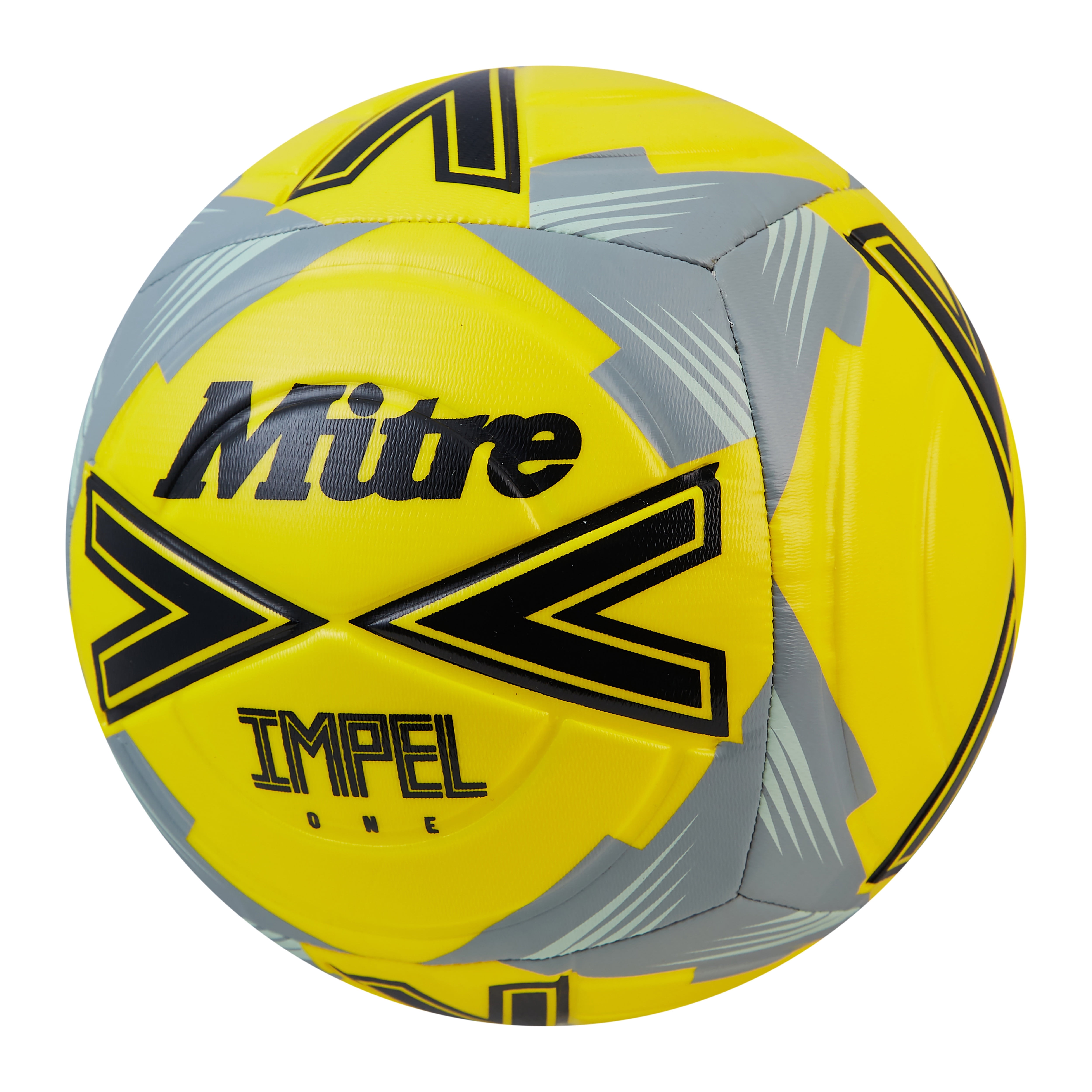 Mitre Impel One Training Soccer Ball – Durable 6-Panel Construction – Soft-Touch Foam & Hyperflow Grooves – for Grass or AstroTurf – Sizes 3,4,5