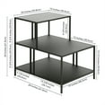 thumbnail image 6 of Evelyn&Zoe Cortland 20" Wide Rectangular Side Table, Blackened Bronze, 6 of 7