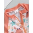 thumbnail image 5 of Bagilaanoe 3 Piece Toddler Baby Boys Swimsuits Set Print Short Sleeve Zipper Rashguard Tops + Shorts + Sun Hat 3M 6M 12M 18M 24M 3T Kids Swimwear Bathing Suit Beachwear, 5 of 8