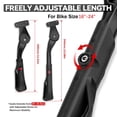 thumbnail image 3 of Pata de apoyo para bicicleta BEAROLNE ajustable de aluminio para 29 pulgadas, 3 of 8