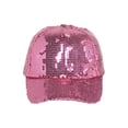 thumbnail image 2 of Shiny Sequin Baseball Cap - Pink, 2 of 4