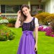 thumbnail image 3 of Disfraz de Oktoberfest alemán para mujer Dirndl tradicional bávaro cerveza carnaval Fraulein Cosplay vestido de sirvienta-AM, 3 of 5