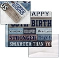 thumbnail image 4 of LHSHID Happy 65th Birthday Blanket for Women and Men 40x50in, 4 of 7