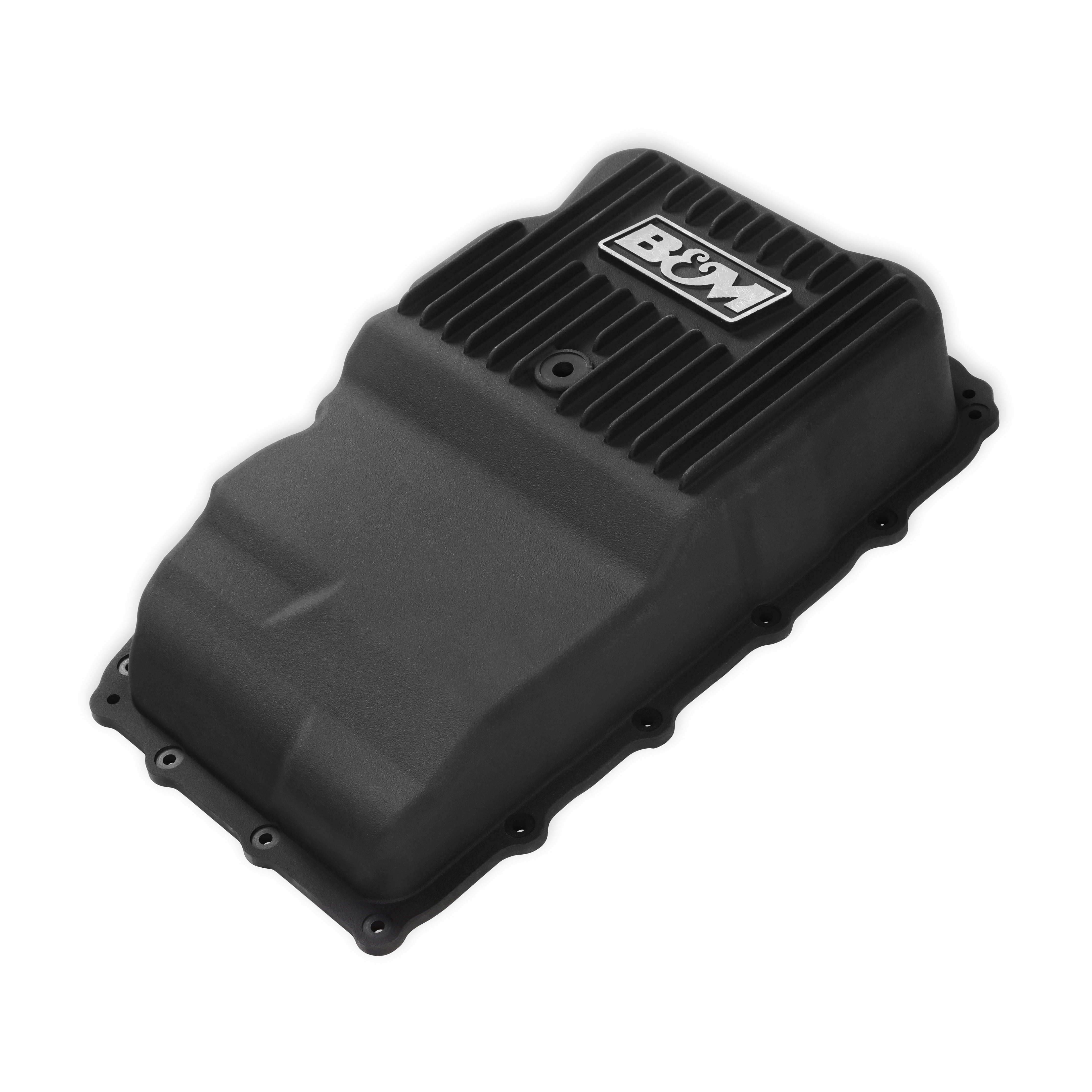 B&M 71401 Hi-Tek Heavy Duty Deep Transmission Pan - Black