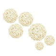 thumbnail image 4 of jifeng Rattan Wicker Ball Photo Props Wedding DIY Trinket 8cm 3pcs 8cm, 4 of 9