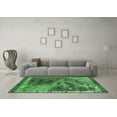 thumbnail image 3 of Ahgly Company Indoor Rectangle Oriental Emerald Green Industrial Area Rugs, 8' x 10', 3 of 4