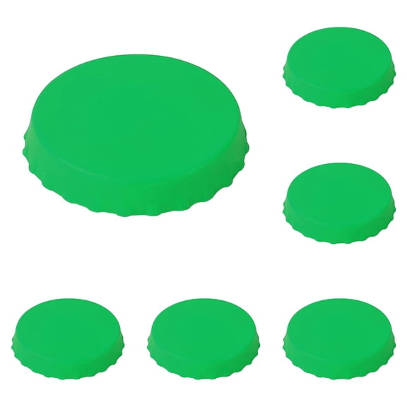 6-Pack Green Silicone Can Lids, Reusable Beer & Soda Can Covers, Leak-Proof & Fresh-Keeping for Standard 12oz/16oz Cans