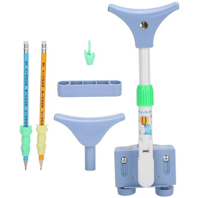 Posture Corrector, ABS Reading Posture Helper, Pencil Grips Anti-Myopia For Children Kids Blue,Green,Pink