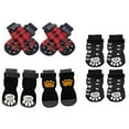 thumbnail image 6 of 2 Pairs of Anti Slip Dog Socks-Dog Grip Socks with Straps Traction Control for Indoor on Hardwood Floor Wear,Pet Paw Protector for Small Medium Large Dogs A L, 6 of 7