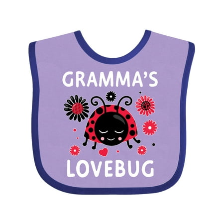 

Inktastic Valentine s Day Gramma s Lovebug Gift Baby Boy or Baby Girl Bib