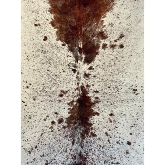 Vegan Brown Beige Cream Faux Hide/Cowhide Area Rug/Carpet Joy 261