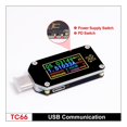 thumbnail image 2 of TC66/TC66C Type-C PD Trigger USB-C Voltmeter Ammeter Voltage Current Meter Multimeter PD Charger Battery USB Tester ,Live Data, 2 of 7