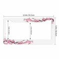 thumbnail image 3 of Sloboki Beautiful Cherry Blossom License Plate Frame Universal Aluminum Metal Car Tag Holders Cars Decor, 3 of 5