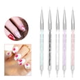 thumbnail image 4 of Herramientas de Manicura Con Puntos de Cristal, Juego de Pinta para Decoración de Umas de Doble Cabezal, Transparente Con cuentas de colores, Empaquetado en tubo de plástico, 4 of 7