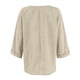 thumbnail image 5 of Ailaofu Women's V Neck Summer Tops Casual Henley Button Down T Shirts, 5 of 5