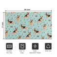 thumbnail image 5 of German Shepherd Dog and Music Door Rugs,Washable Non Slip Door Mats Indoor,Decorative Door Mats,Entry Mat Indoor for Entrance,Bedroom,Kitchen,Bathroom,17"x30", 5 of 6