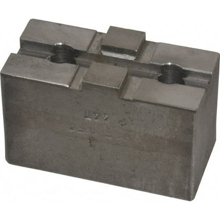 

H & R Manufacturing 5 to 6 Chuck Capacity Tongue & Groove Attachment Square Soft Lathe Chuck Jaw