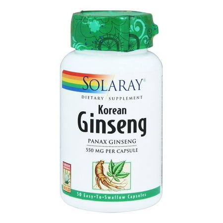 Solaray - ginseng coréen 550 mg. - 50 Capsules